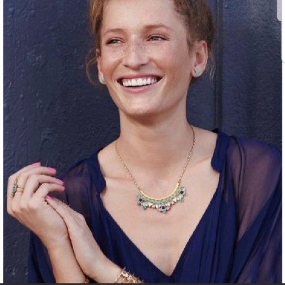 Stella & Dot Stone Tile Necklace - Picture 4 of 5